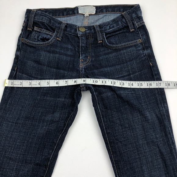 Current/Elliott Cropped Straight Jeans - Picture 4 of 7